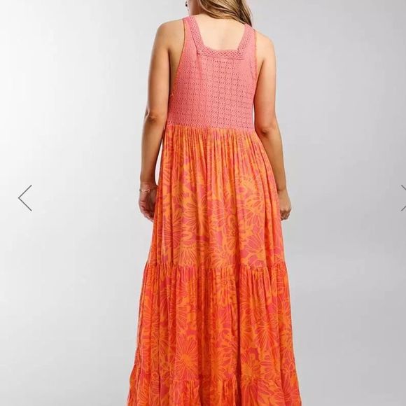 NWT Free People Intimately   Tiers For You maxi dress size M - Picture 4 of 10